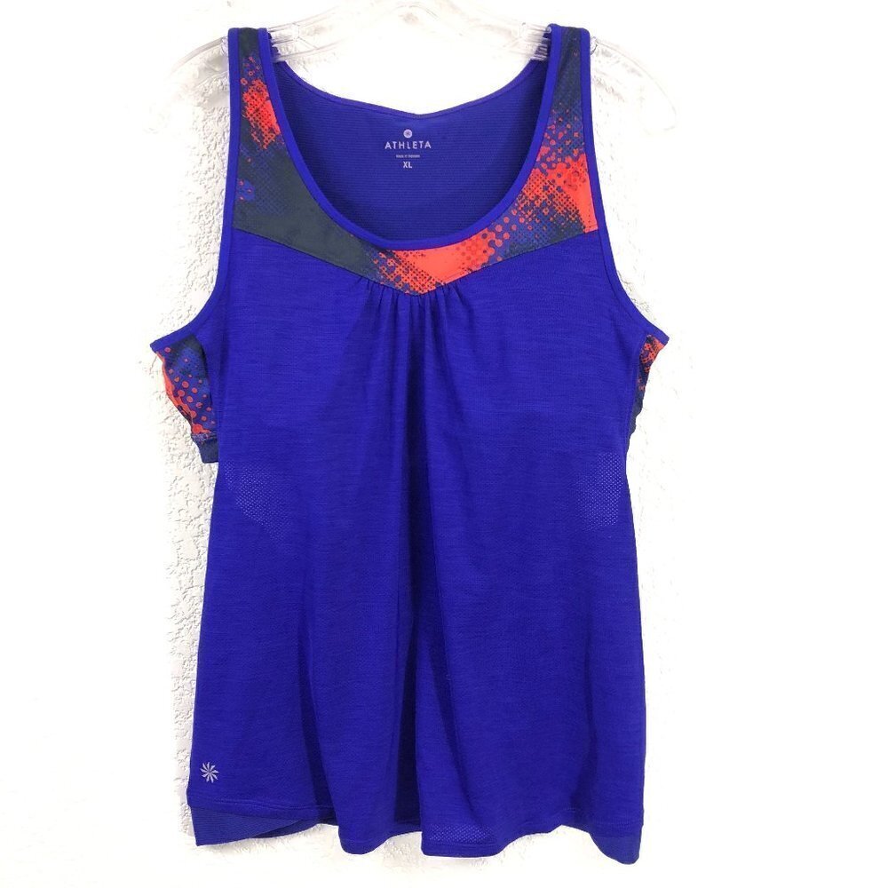 Athleta Purple Workout Top Size XL